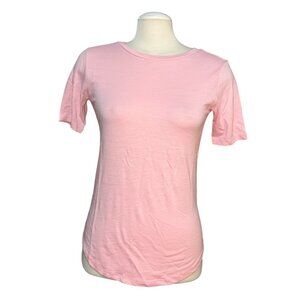 Universal Standard Crewneck Short Sleeve Curved Hem Baby TShirt Sz 4XS (00-0 XS)